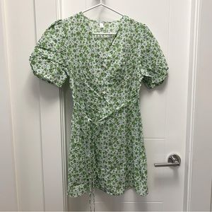 ‼️3/$30‼️ Green and blue floral mini dress